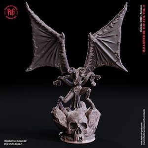 Winged Baphomet Demon Miniature -  Flesh of Gods | Herald of Tzeentch Model | Dungeons and Dragons | DnD | Wargaming | Hollowed be thy Evil