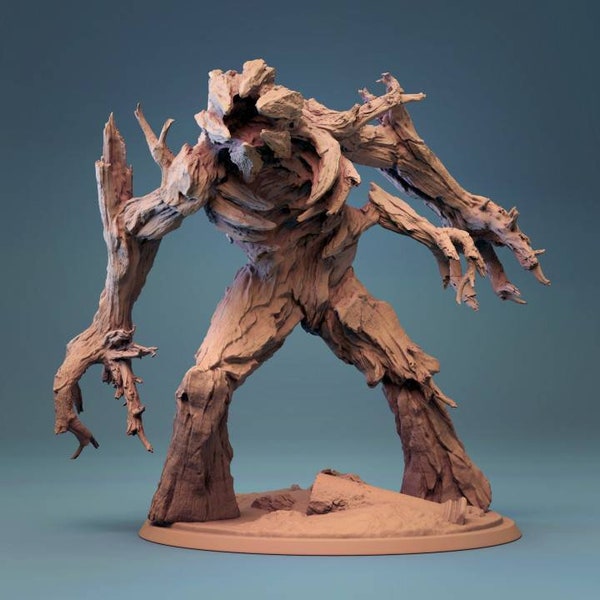 Treant Miniature - Lord of the Print | Awakened Tree Model | Bloodbowl Treeman | Dungeons & Dragons | DnD | Wargaming