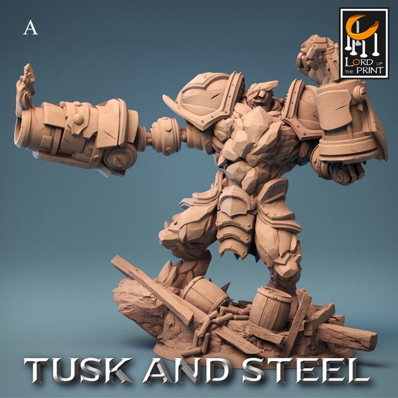 Gargantuan Construct Miniature - Lord of the Print | Rune Guardian