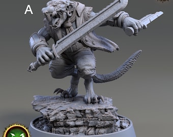 Rat-folk Infantry Miniatures - Daybreak Miniatures | Giant Rat Horde Models | Dungeons and Dragons | DnD | Wargaming | Starkharts