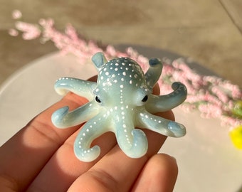 Figurina di polpo - figurina di argilla polimerica fatta a mano
