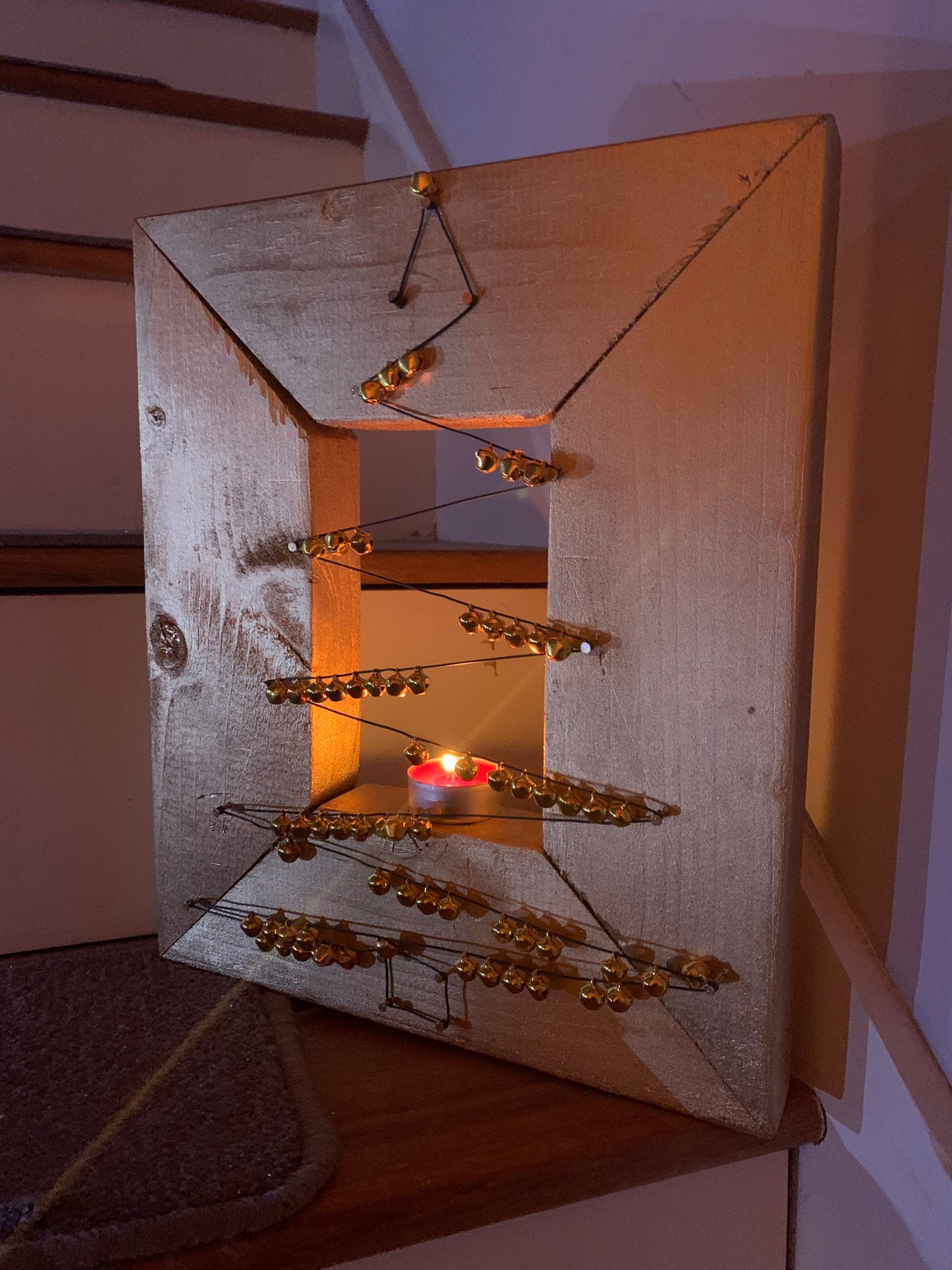 Upcycled Wire Christmas Tree Picture Frame Etsy