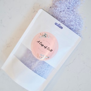 Lavender Bath Salts,All Natural, Self Care, Aromatherapy, Wellness, Relaxation Gift, Spa Gift, Essential Oils,Bath Soak, Friend Gift