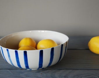 Blue&White Big Ceramic Bowl