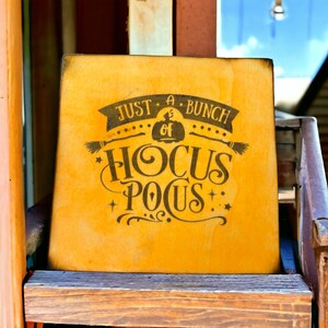 Witchy glow-in-the-dark sign