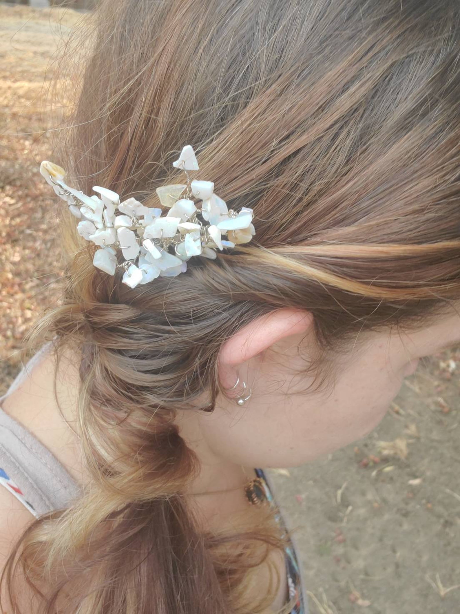 Peigne de cheveux de puce dopale Etsy