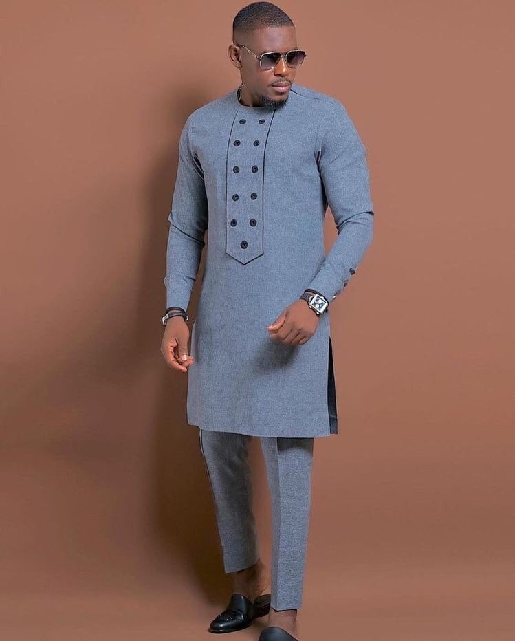 fitted lace wedding dress Online Mens African Style Clothing Store | African Men Fashion Clothes for  sale main image 1