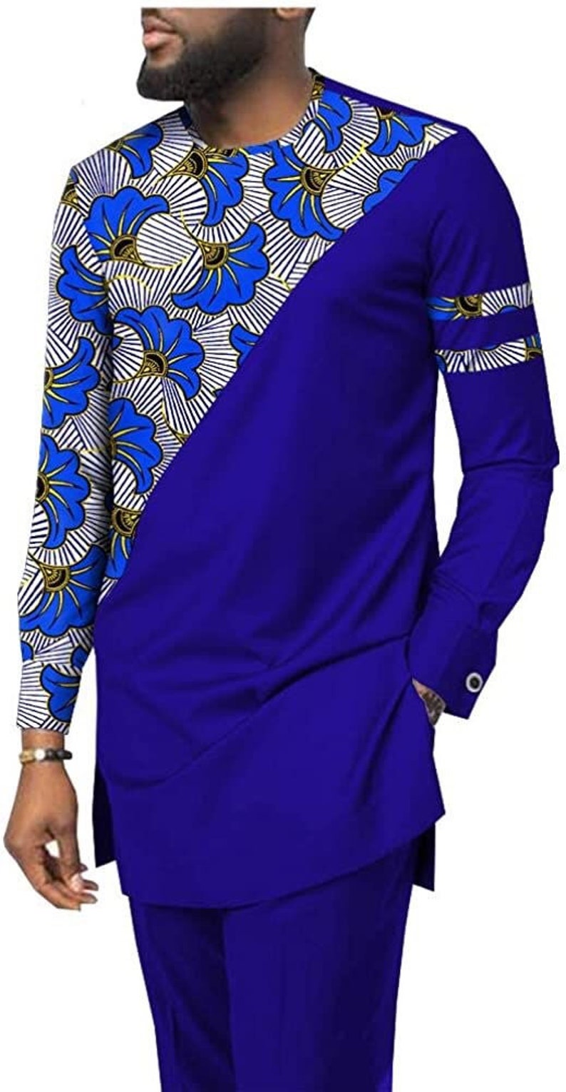 African Men Clothing, African Wedding Suit, African Groom Suit African