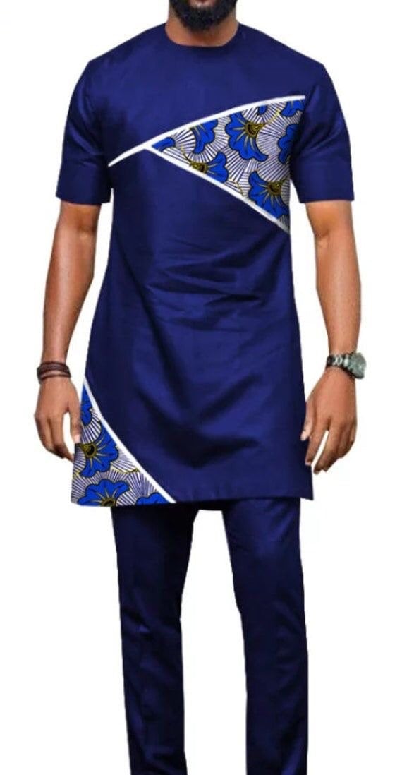 African Men Clothing African Wedding Suit African Groom Suit African Fashion African Attire Etsy