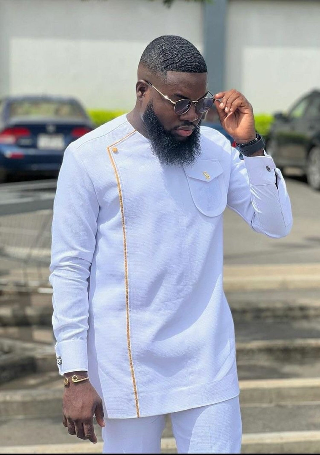 African Men Clothing, African Wedding Suit, African Groom Suit African