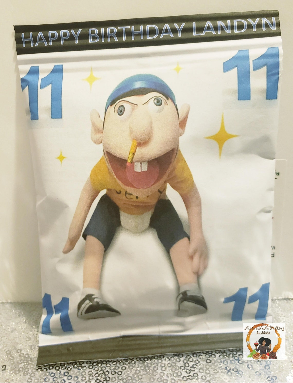 10 Jeffy Puppet Personalized Chip Bags Jeff Puppet Labels Etsy
