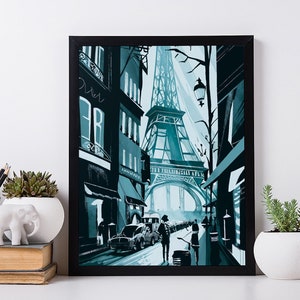 Paris Decor, Photo Print, Paris Art Print, Large Wall Art, Vintage Poster, Retro Art.