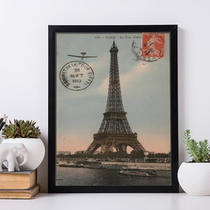 Paris Photo Print, Paris Art Print, Paris Decor, Large Wall Art, Vintage Poster, Retro Wall Art Decor.