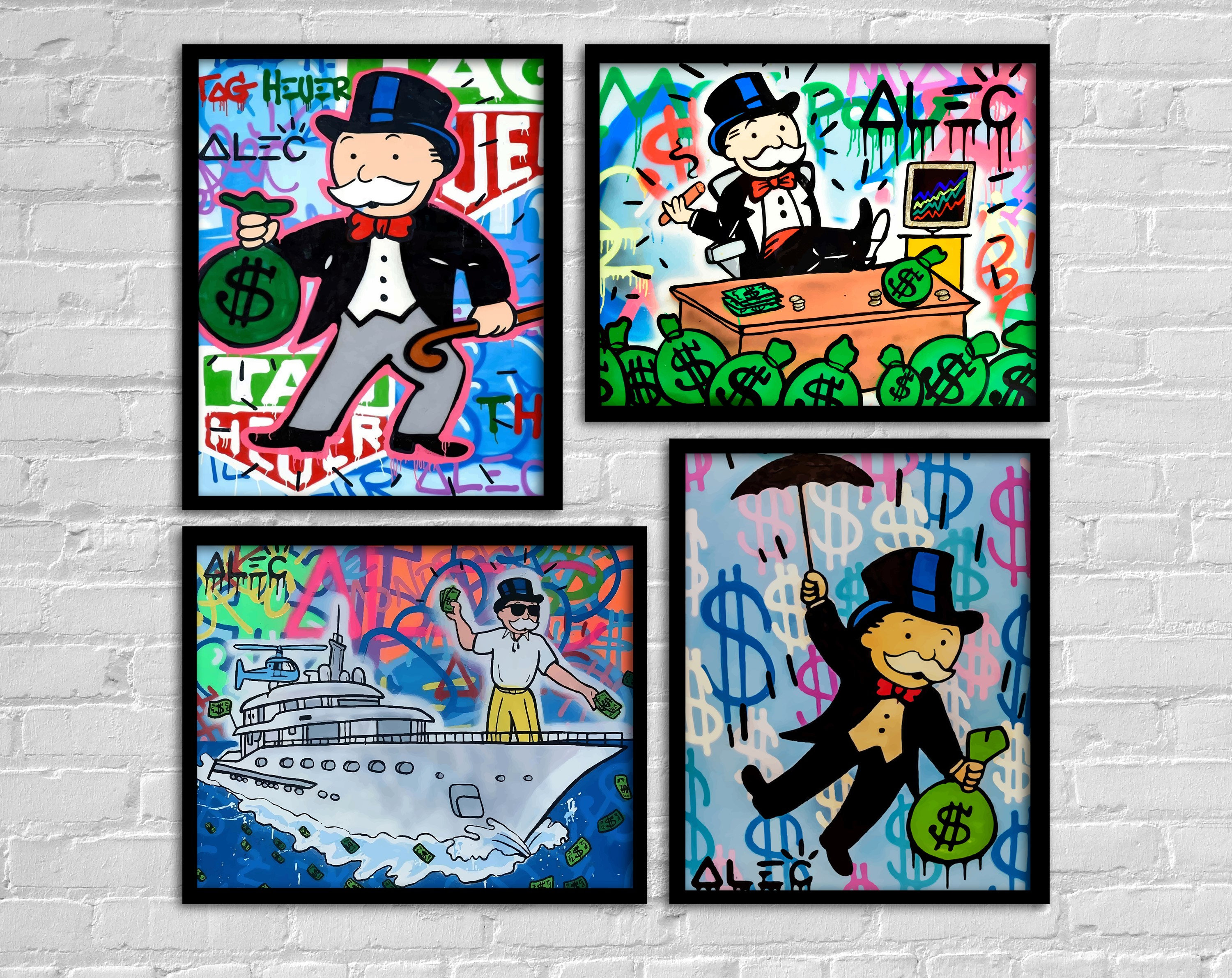 alec monopoly ➽ 190 Original artworks, Limited Editions & Prints