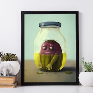 The Last Beet Poster. Signierter Kunstdruck. Raum Wand Dekor.