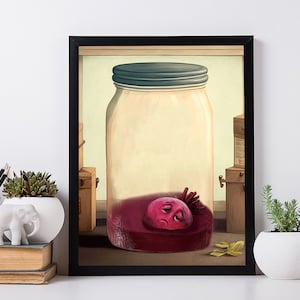 The Last Beet Poster. Signierter Kunstdruck. Vintage Raum Druck Art Decor.