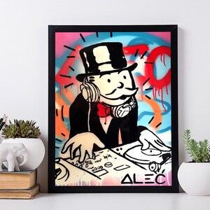 Painting Famous Illustration Wall Art Print Decor. Fashionable Living Room Decor.