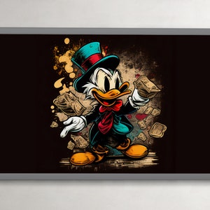 Fashionable Living Room Art Dollar Poster. Fashionable Dollar Illustration.