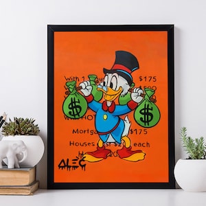 Living Room Art Dollar Decor. Fashionable Dollar Illustration.