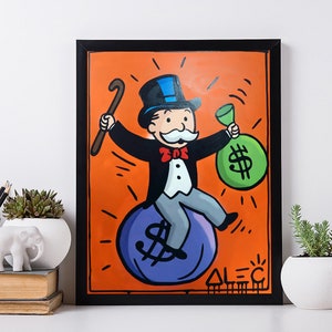 Room Art Decor. Fashionable Dollar Illustration.