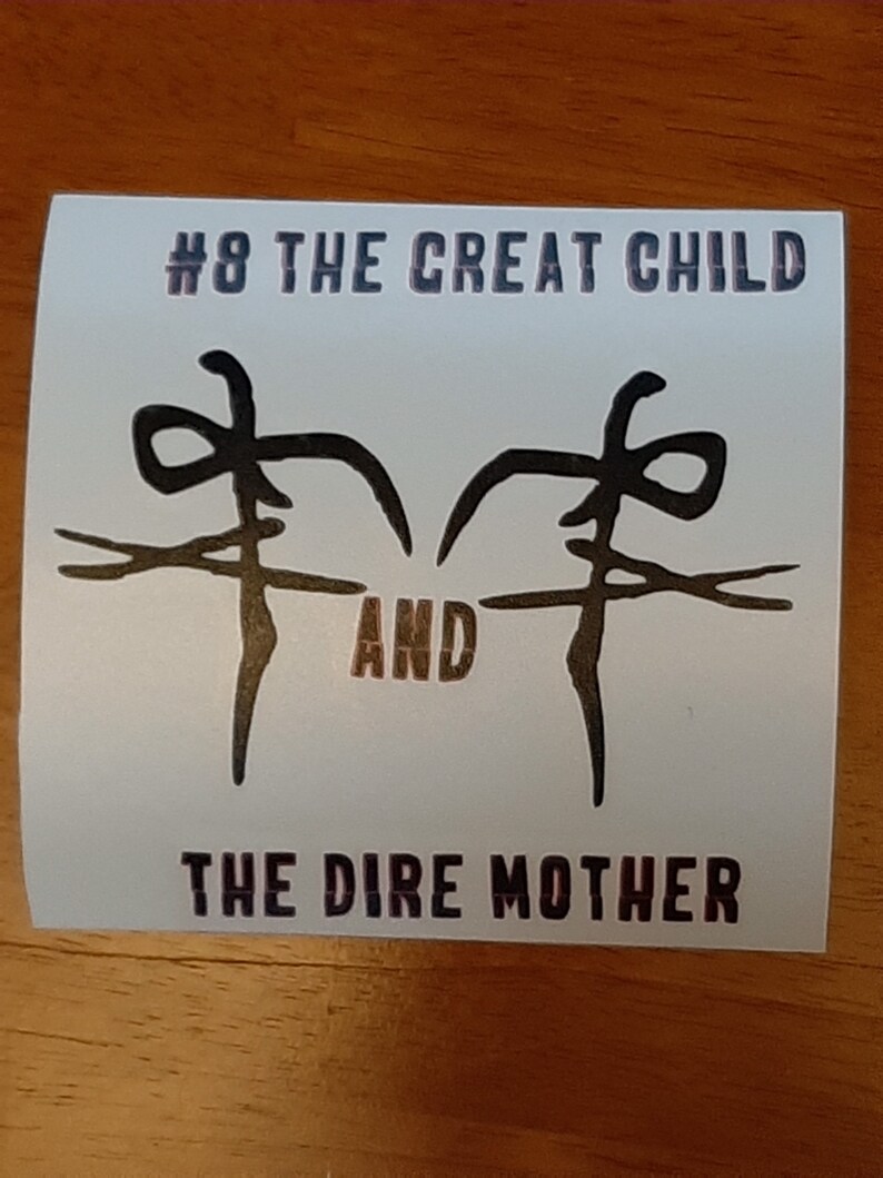 Die Schreckliche Mutter Und Das Grosse Kind Aufkleber Etsy