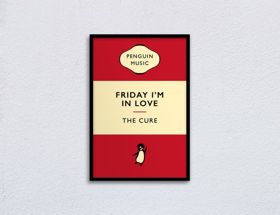 The Cure Friday I'm in Love Digital Print Download - Etsy