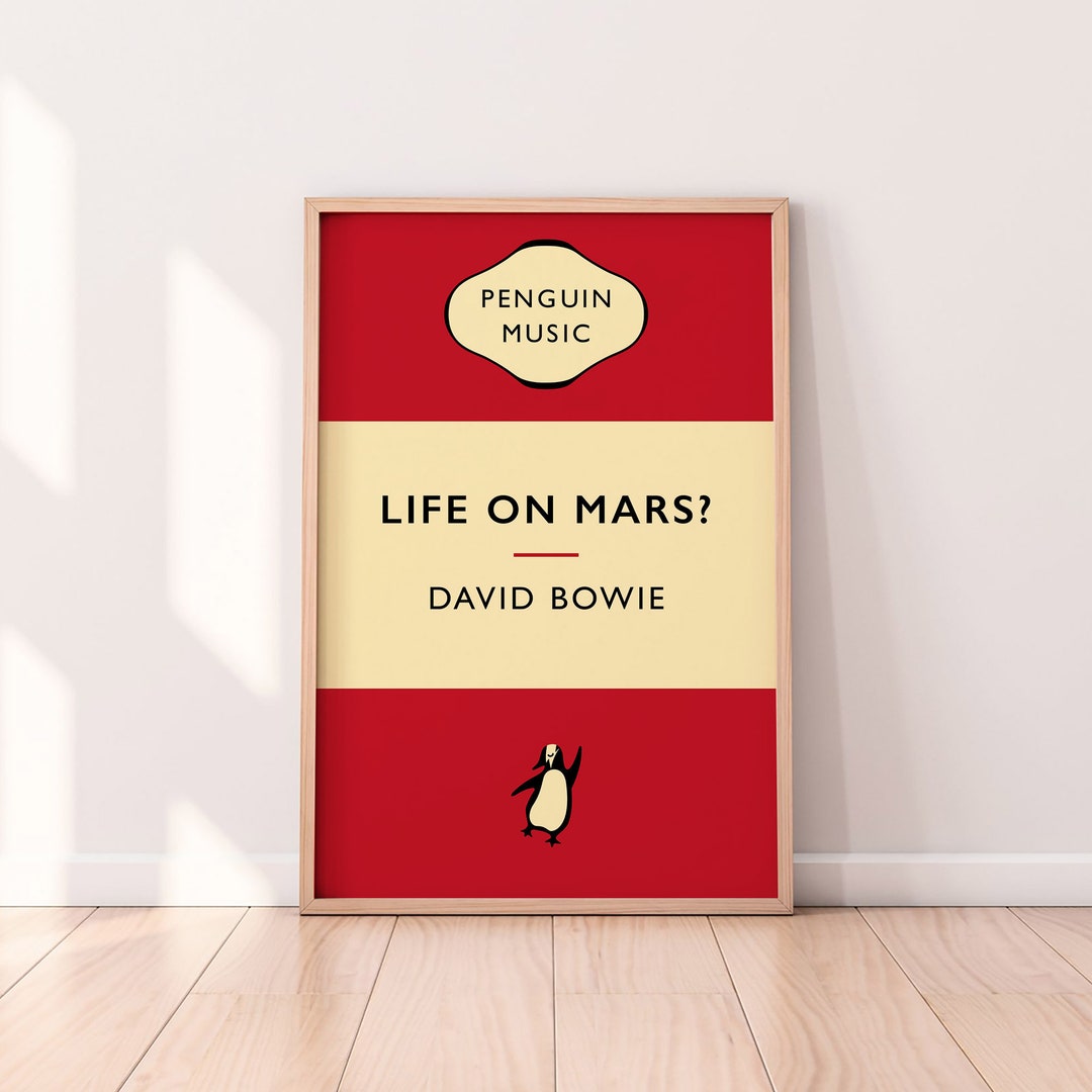 David Bowie | Life on Mars? | Digital Print Download | Glam Rock Music ...