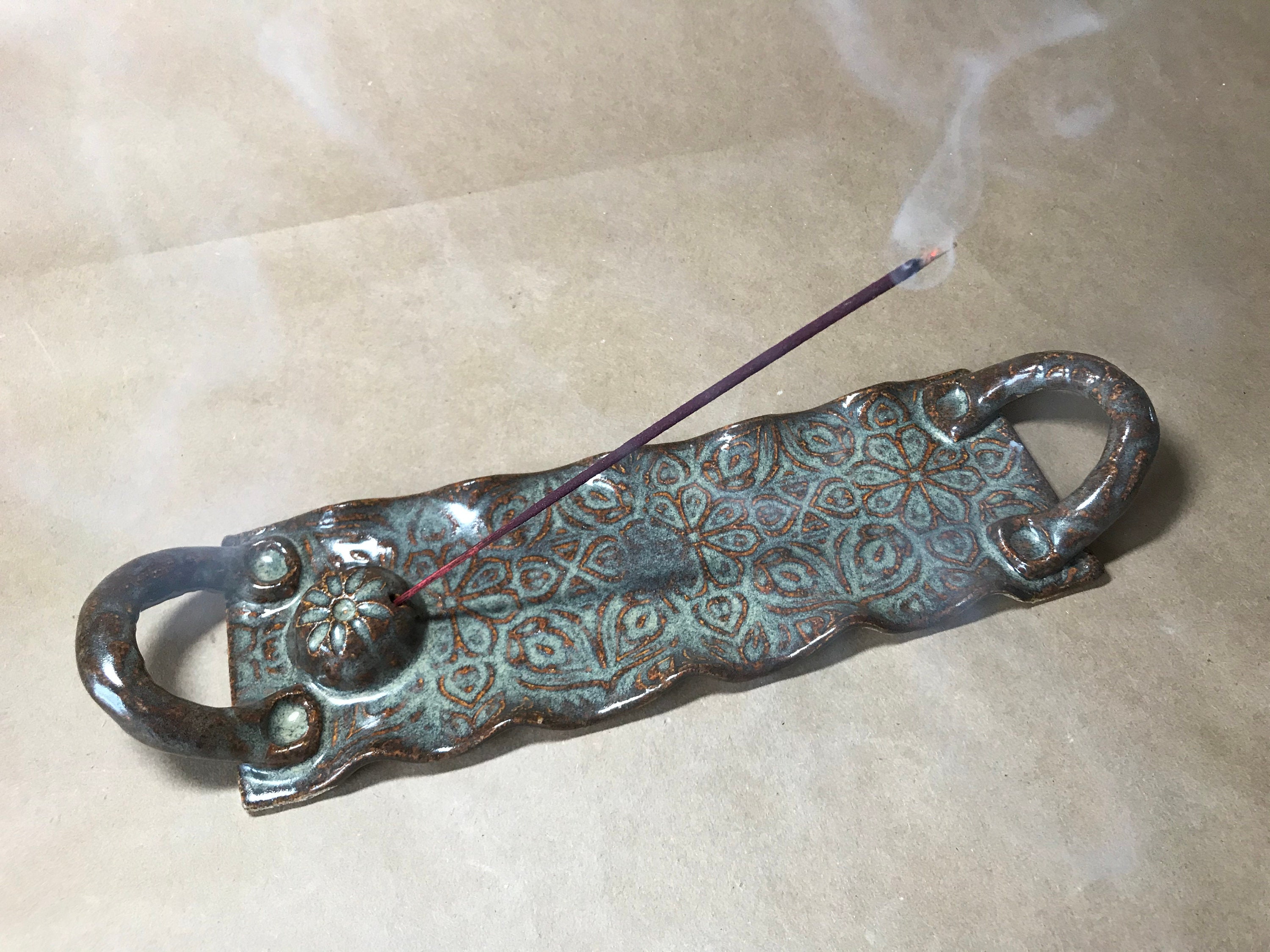 Long Incense Burner Tray Citronella Mosquito Repellant Etsy