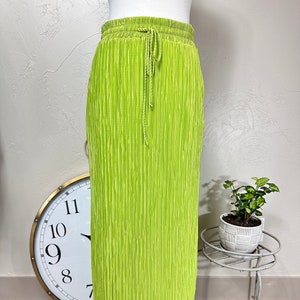 Maxi Lime Skirt Etsy