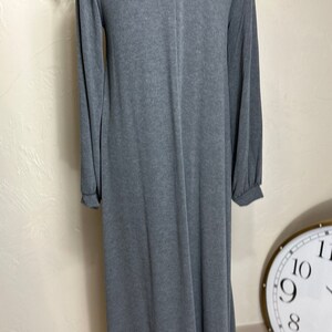 Liza Lou's BomBom Flowy Gray Comfortable Dress