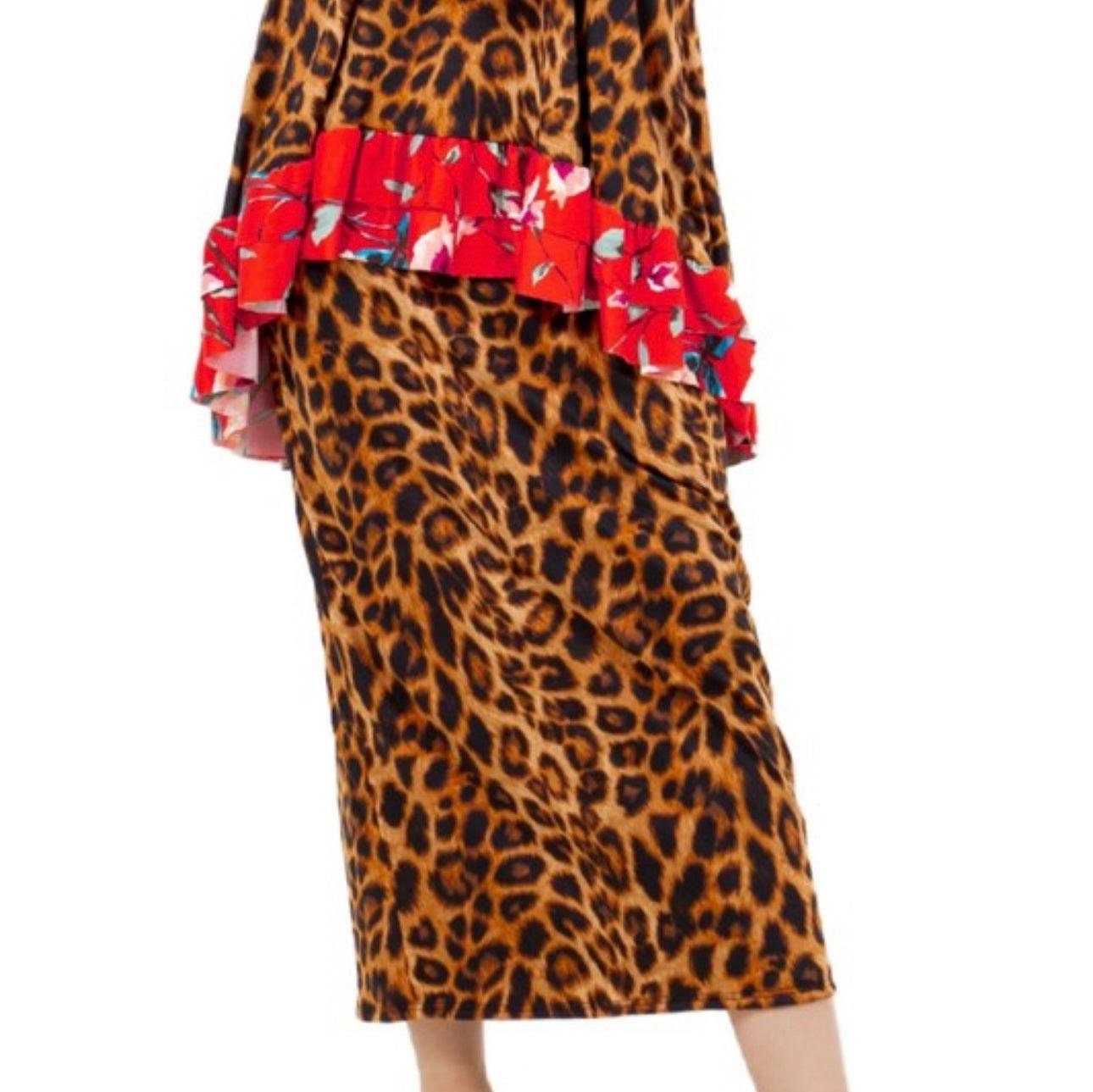 Long Leopard Skirt Canada
