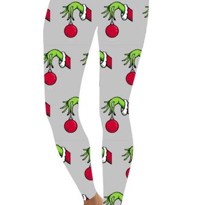 girls xmas leggings