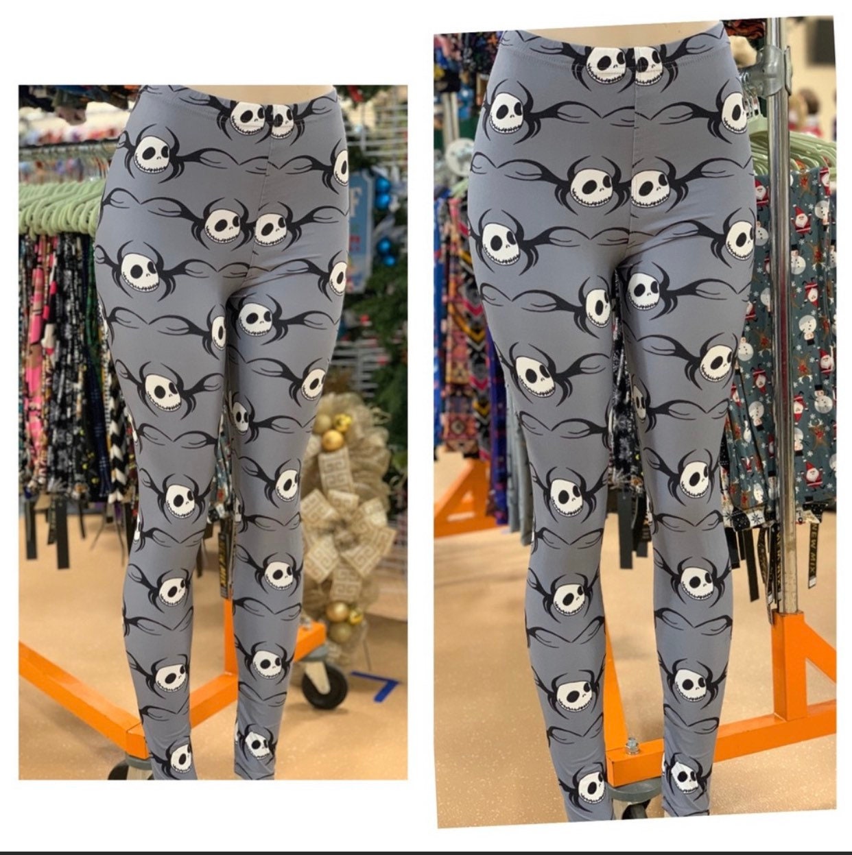 Skellington Leggings Etsy