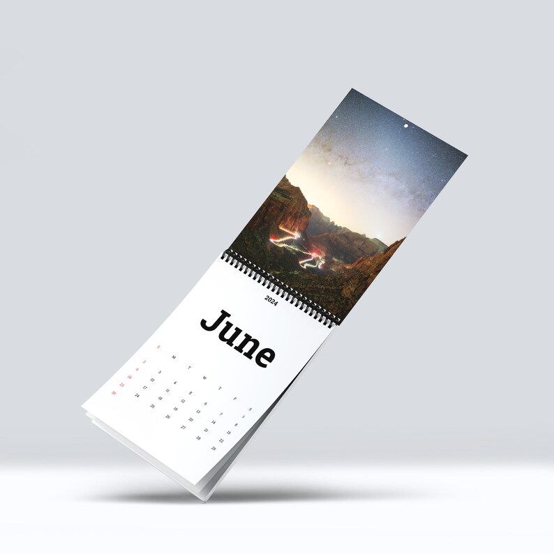 Astrophotography Calendar, 2025 Wall Calendar With Night Photography