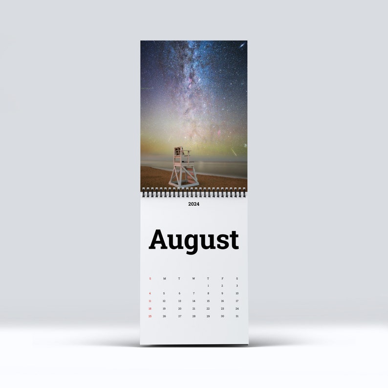 Astrophotography Calendar, 2025 Wall Calendar With Night Photography