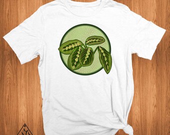 Maranta Circle Plant Shirt, Graphic Tee Shirt, Plant Shirt, Crazy Plant Lady, Cute Tees for Women, Unisex T Shirt, Colorful Plant Design