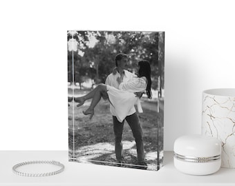 Custom Photo Block | Personalized acrylic block, keepsake display