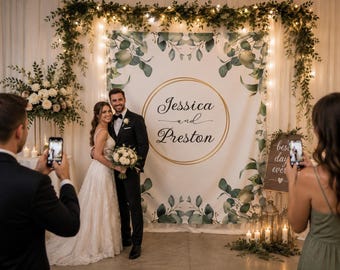 Custom Wedding Photo Backdrop| Custom Backdrop/Wedding Backdrop