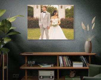 Personalized Matte Canvas Print – Wedding, Family, Landscape Art