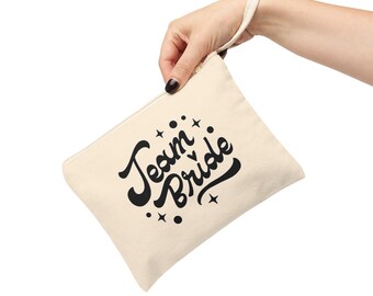 Team Bride Zipper Pouch