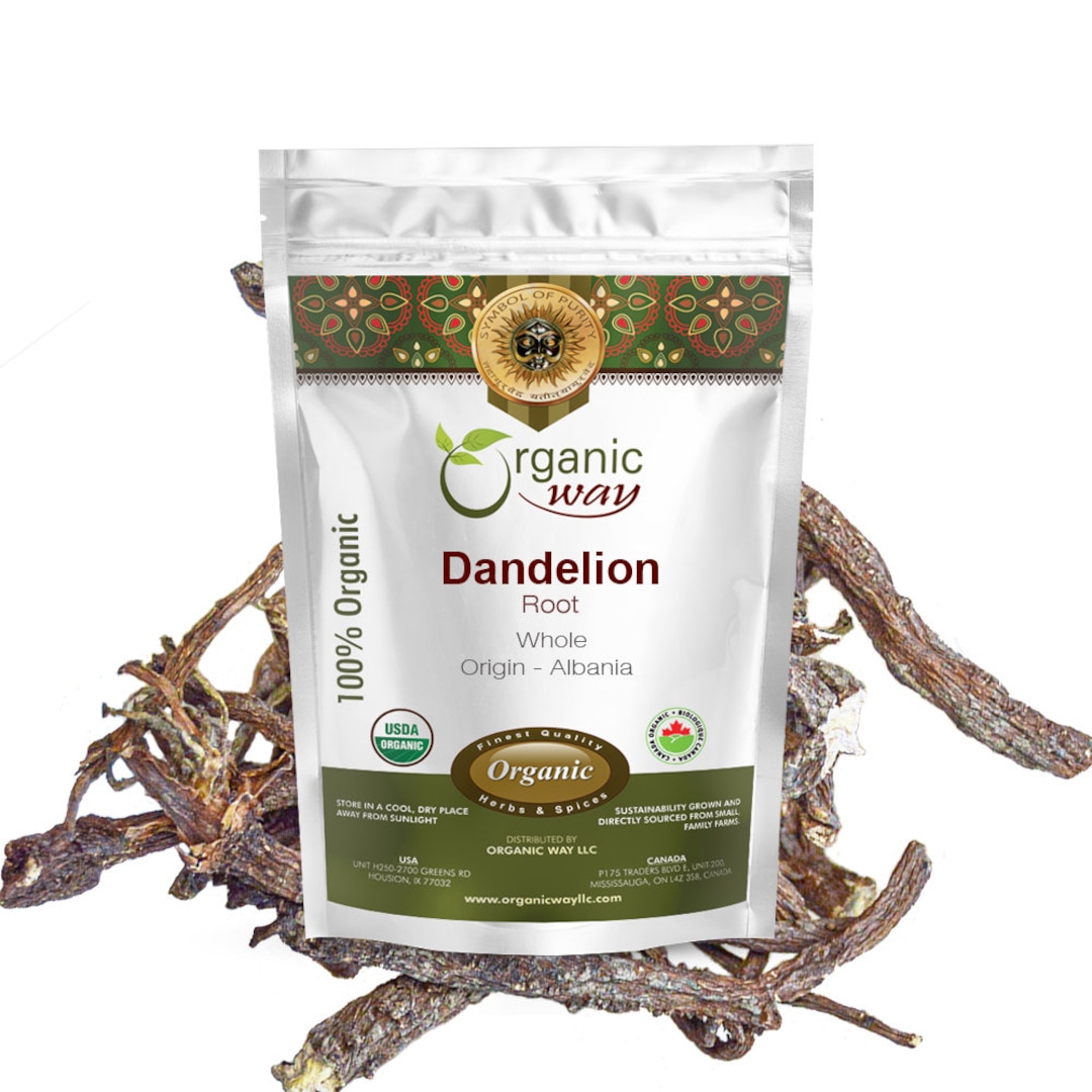 Organic Way Dandelion Root Whole - Herbal Tea | European Wild-harvest ...