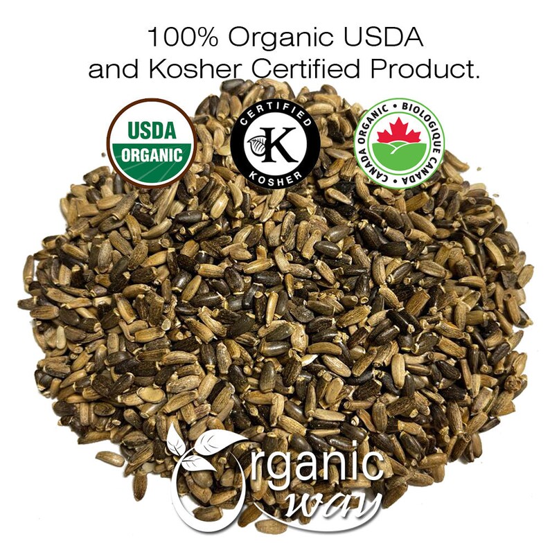 Organic Way Whole Milk Thistle Seeds Organic & Kosher Etsy