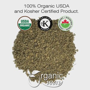 Organic Way Mullein Leaf Powder - European Wild-Harvest | Organic, Kosher, USDA Certified | Vegan, Non GMO, Gluten Free | Origin - Albania image 7