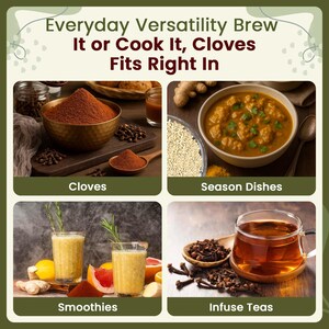 Organic Way Cloves Powder - Aromatic Spice | Organic, Kosher, USDA Certified | Raw, Vegan, Non GMO, Gluten Free | Origin - Sri Lanka image 7