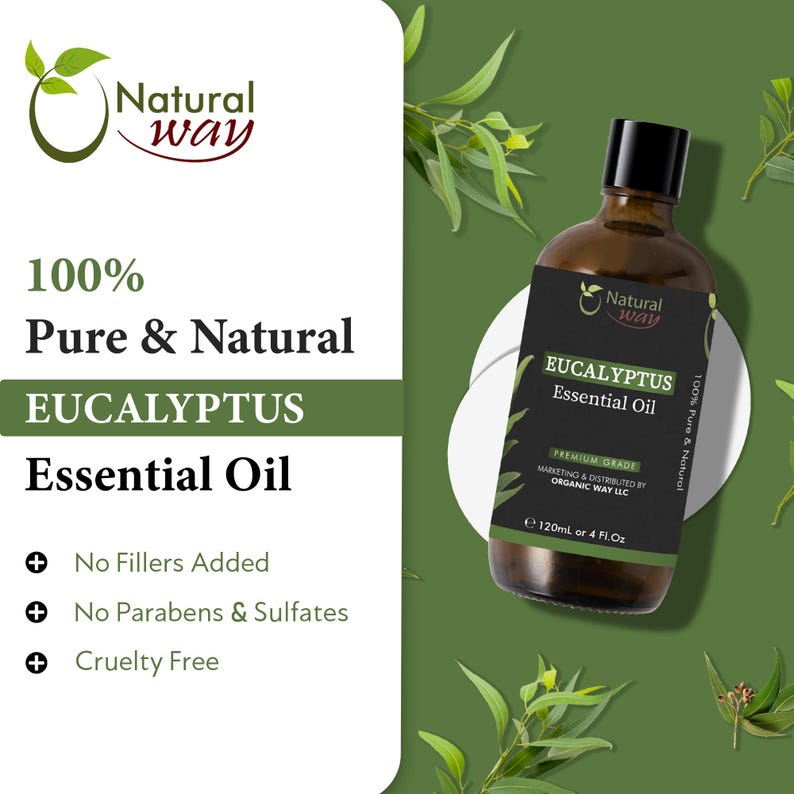 Natural Way Eucalyptus Essential Oil 4 Fl Oz (120 ml) image 2