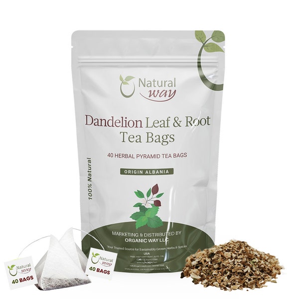 Dandelion Leaf and Root Tea Bags