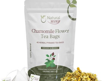Natural Chamomile Flower Tea Bags