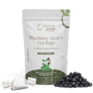 Natural Blueberry Aronia Tea Bags