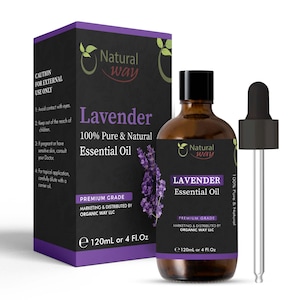 Lavender Essential Oil | Premium Grade Essential Oils for Hair Care, Oil for Skin, Aromatherapy, & Diffuser | 4 Fl Oz (120 mL)