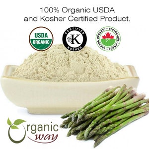 Organic Way Shatavari Powder - Organic, Kosher, USDA Certified | Raw, Vegan, Non GMO, Gluten Free | Origin - India bild 6